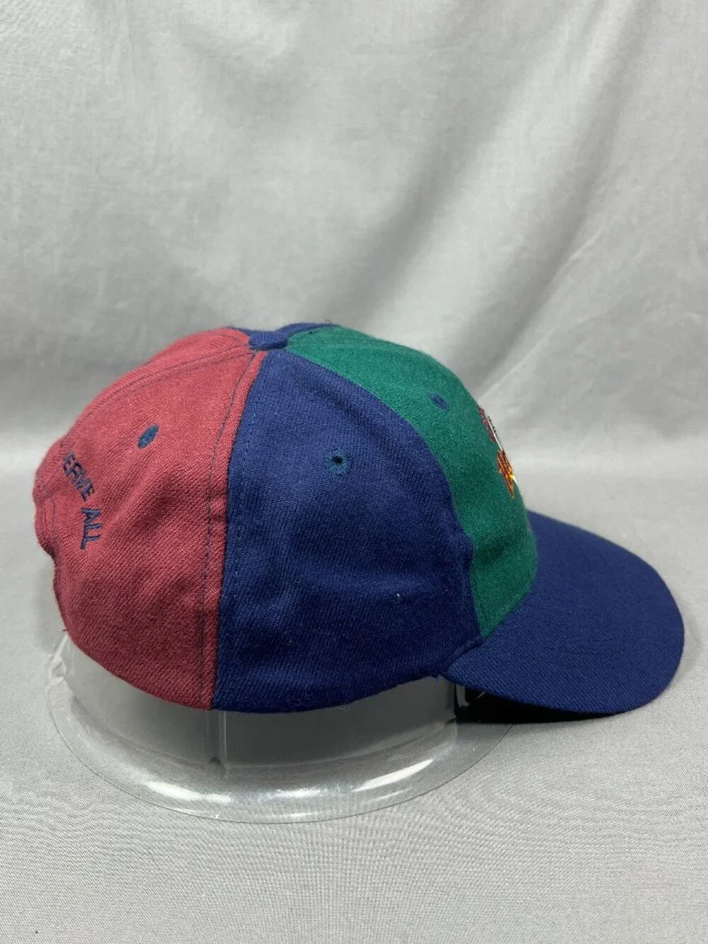 Hard Rock Cafe Orlando Florida Snapback Guitar Hat Pin Adjustable Colorblock Cap